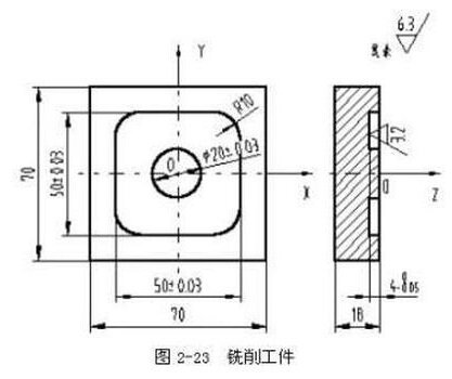 数控铣床编程实例 数控铣床编程教程 