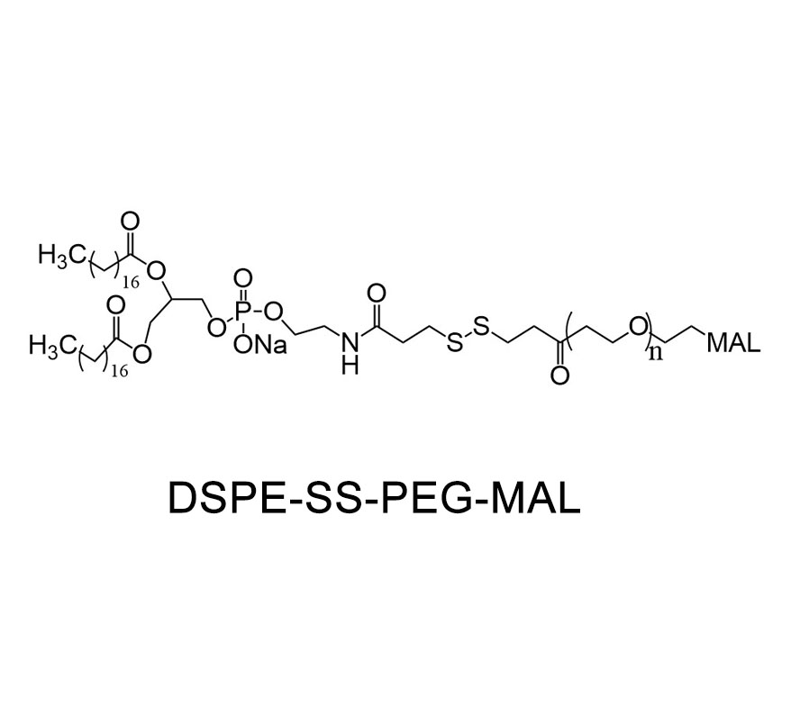 磷脂PEG衍生物DSPE-SS-PEG-MAL脂质体载体材料介绍 