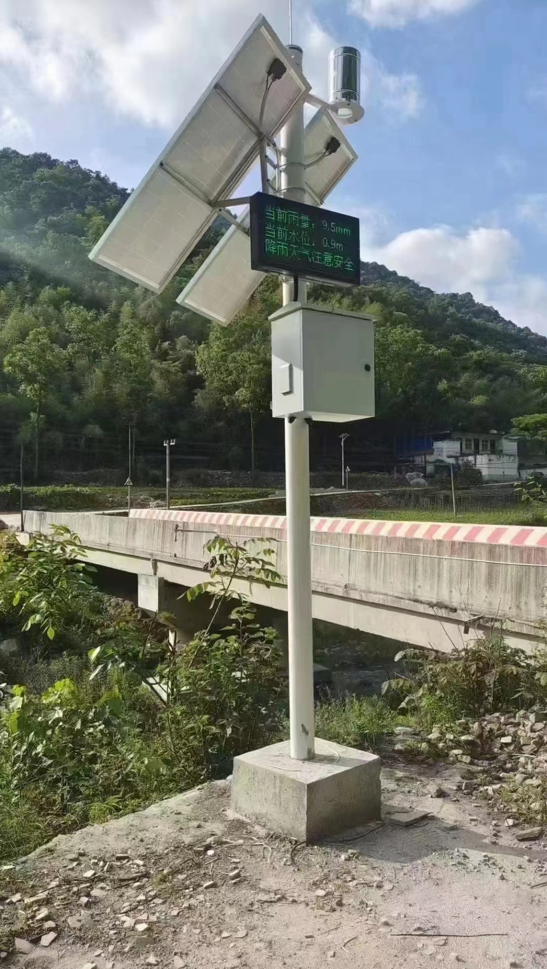 甘肃河道水文监测预警系统-雷达水位流量测报站的应用 