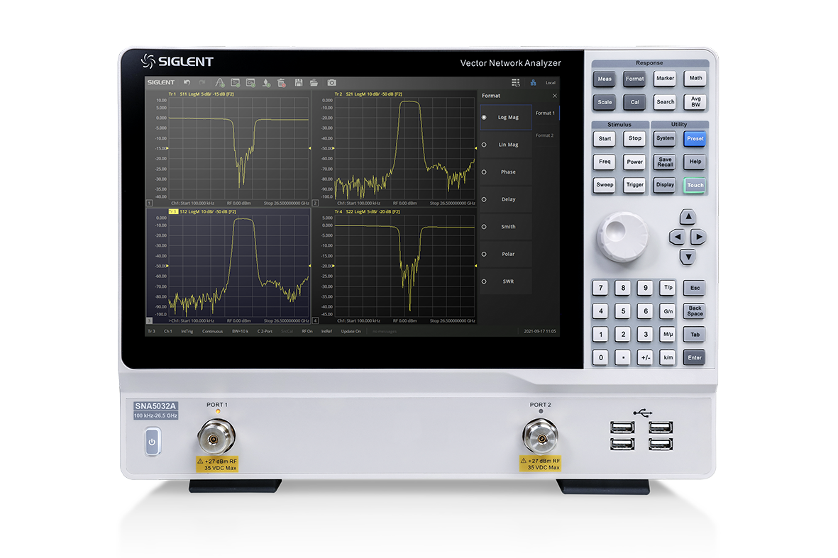 鼎阳SNA5000A 系列矢量网络分析仪 SNA5032A/SNA5022A 低噪声，高动态范围 
