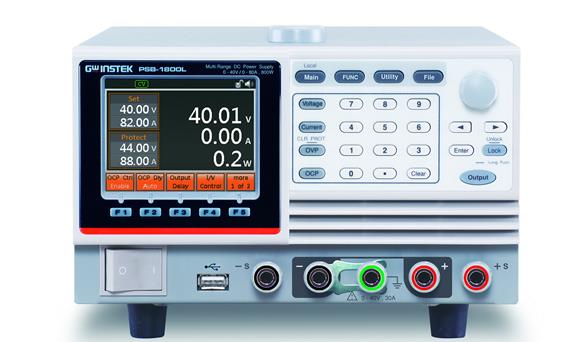 固纬PSB-1000直流电源 PSB-1400L/1400M/1800L/1800M  LCD菜单功能界面 